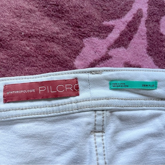 Pilcro by Anthropologie The Slim Boyfriend High Rise Embroidered Stretch Jeans - Picture 10 of 11